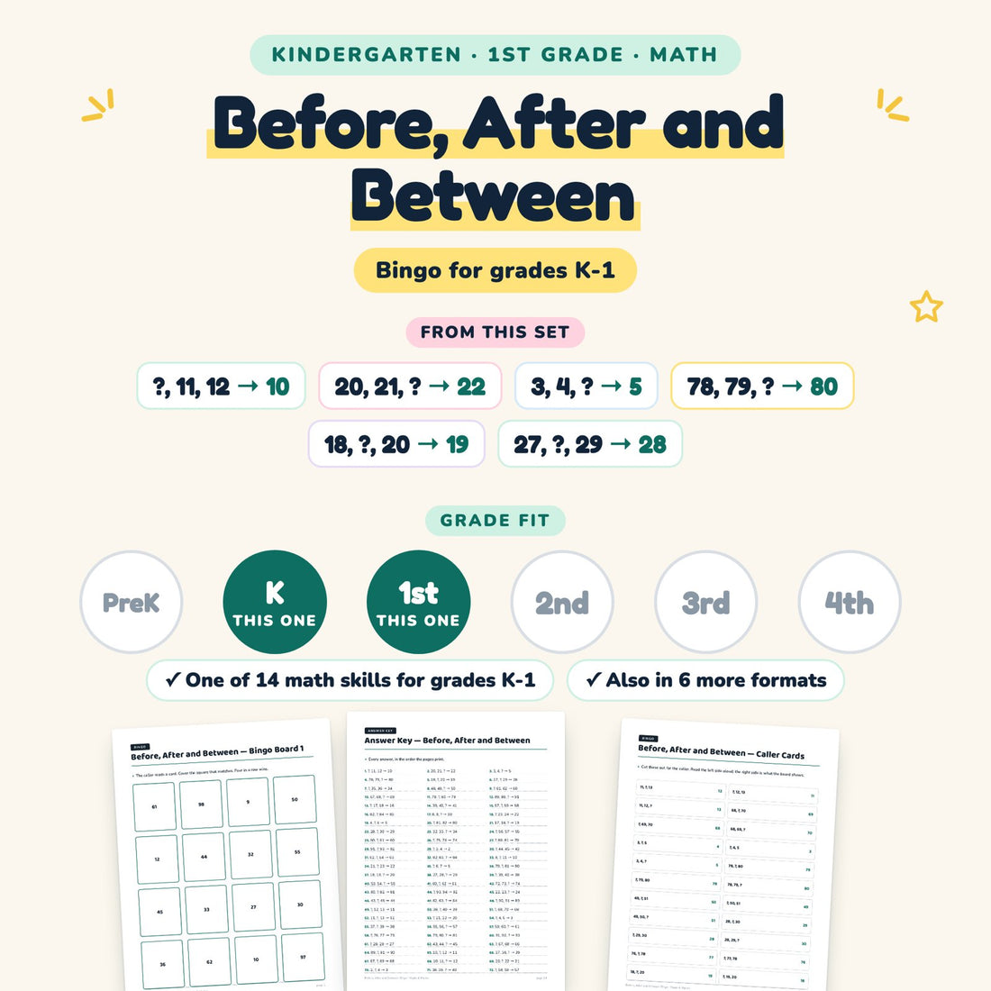Before, After and Between: skill and grade fit