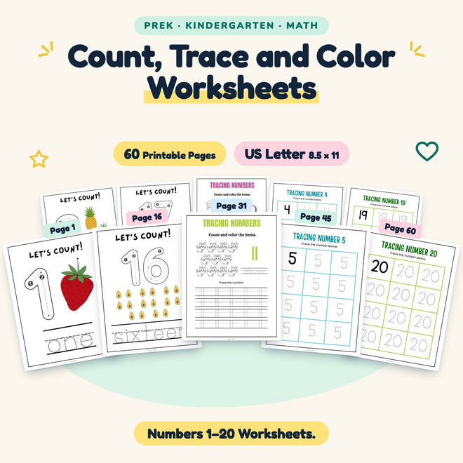 Count, Trace and Color — cover