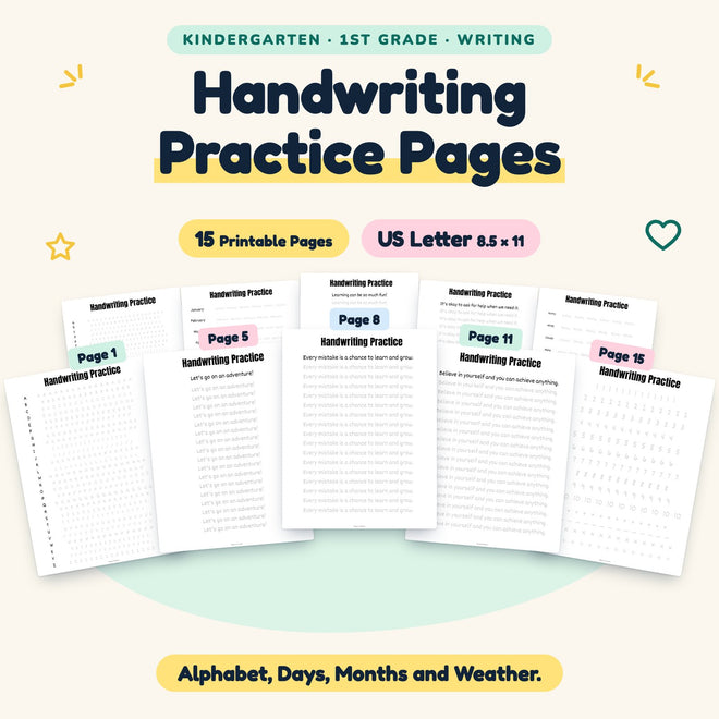 Handwriting Practice Pages — cover