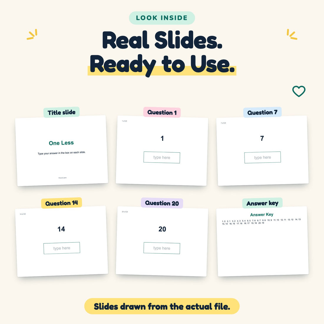 One Less digital deck: look inside