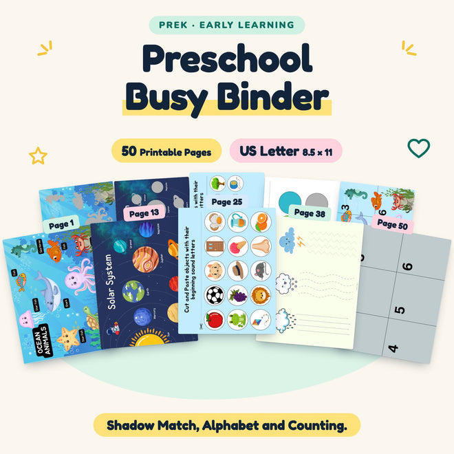 Preschool Busy Binder — cover