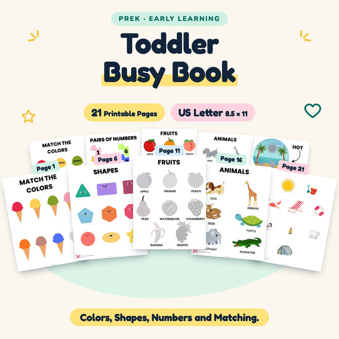 Toddler Busy Book — cover