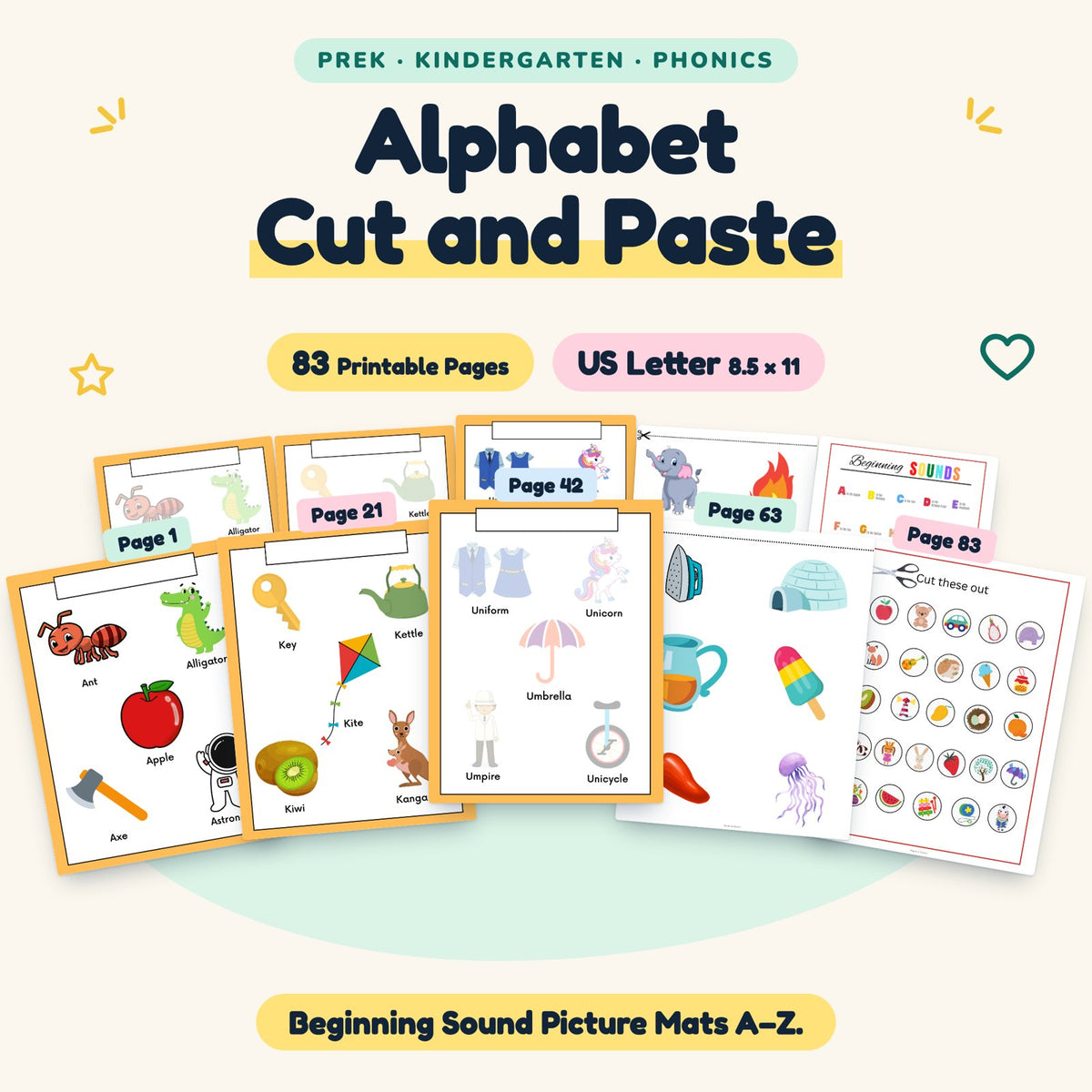 Alphabet Cut and Paste — cover