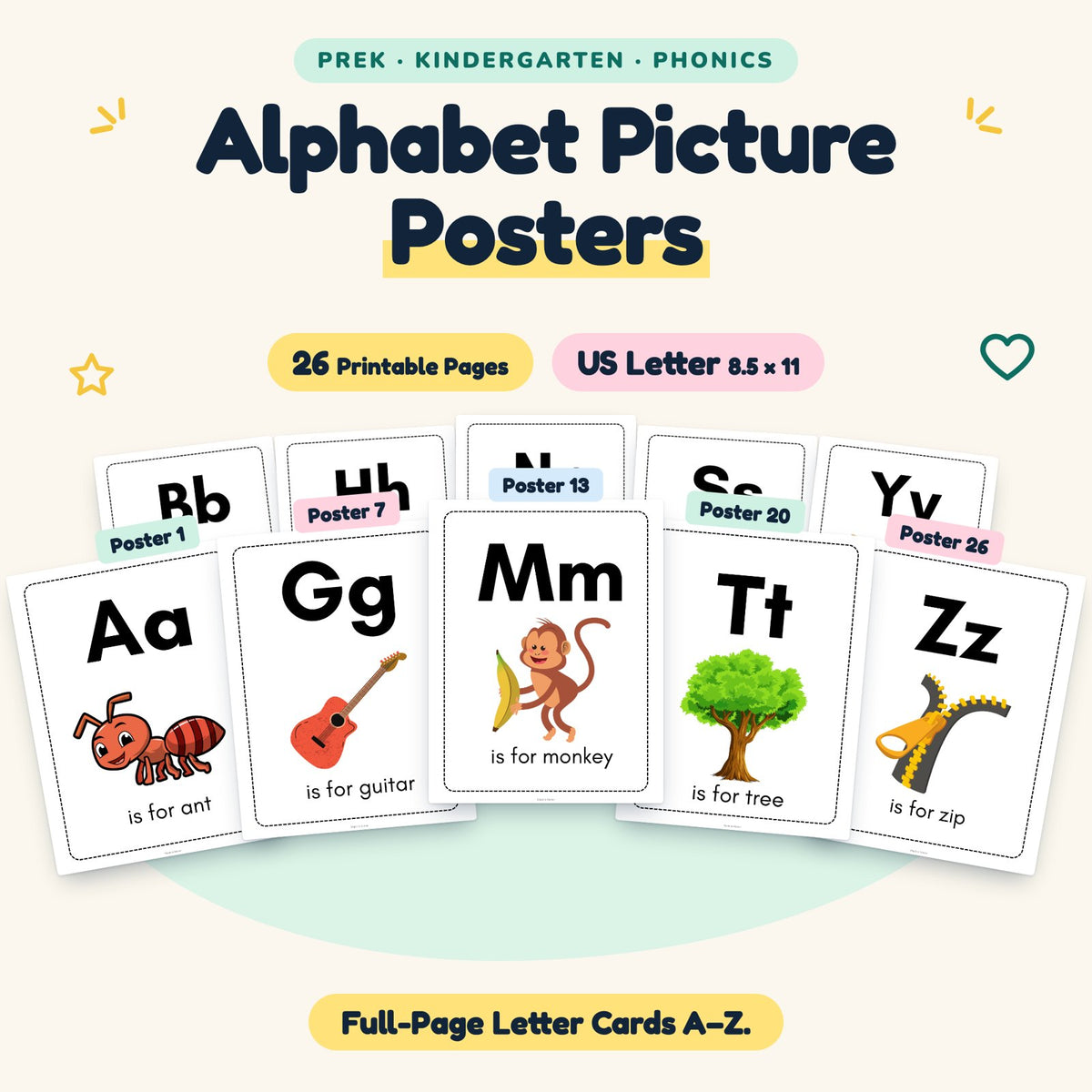 Alphabet Picture Posters — cover