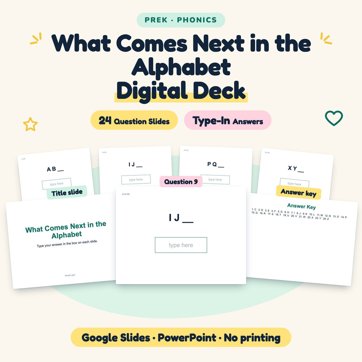 What Comes Next in the Alphabet Digital Activity | Preschool — cover