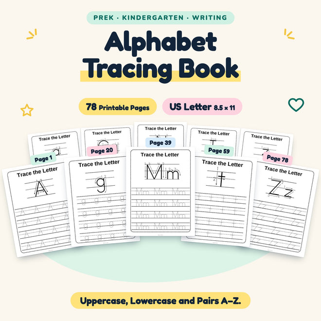 Alphabet Tracing Book — cover