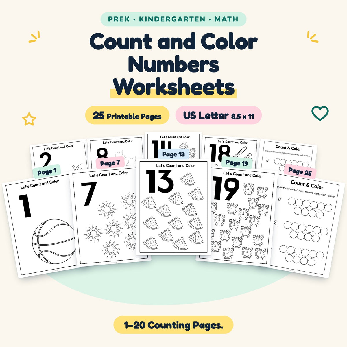 Count and Color Numbers — cover
