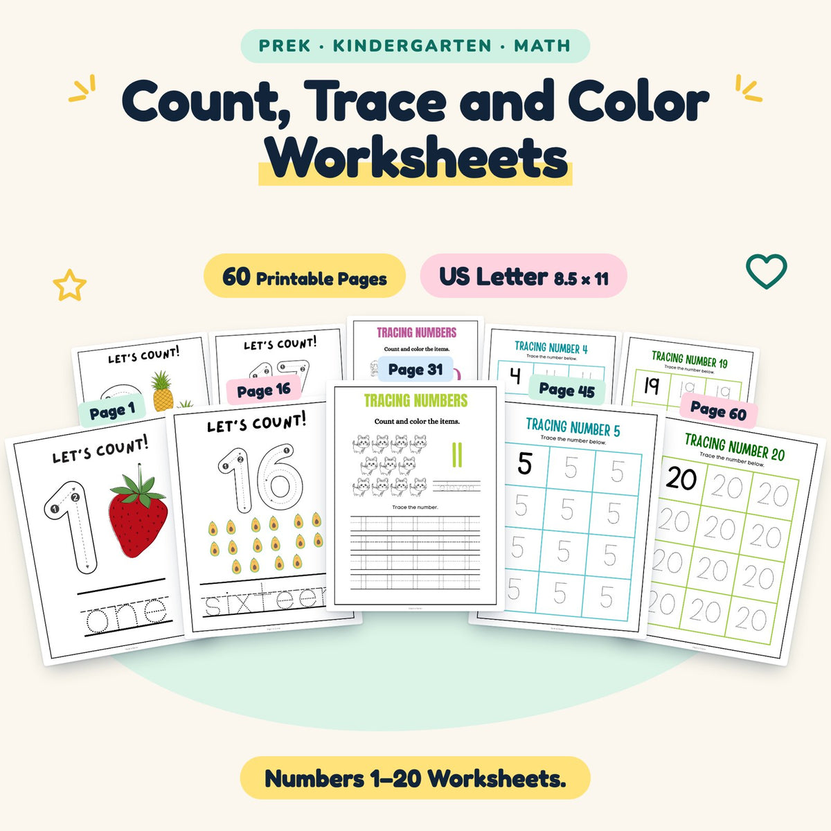 Count, Trace and Color — cover