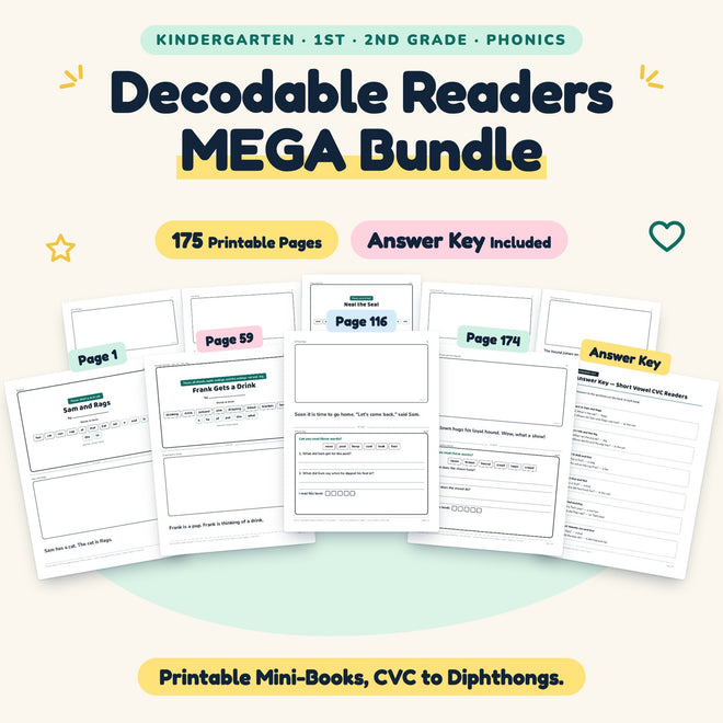 42 Decodable Readers MEGA Bundle — cover