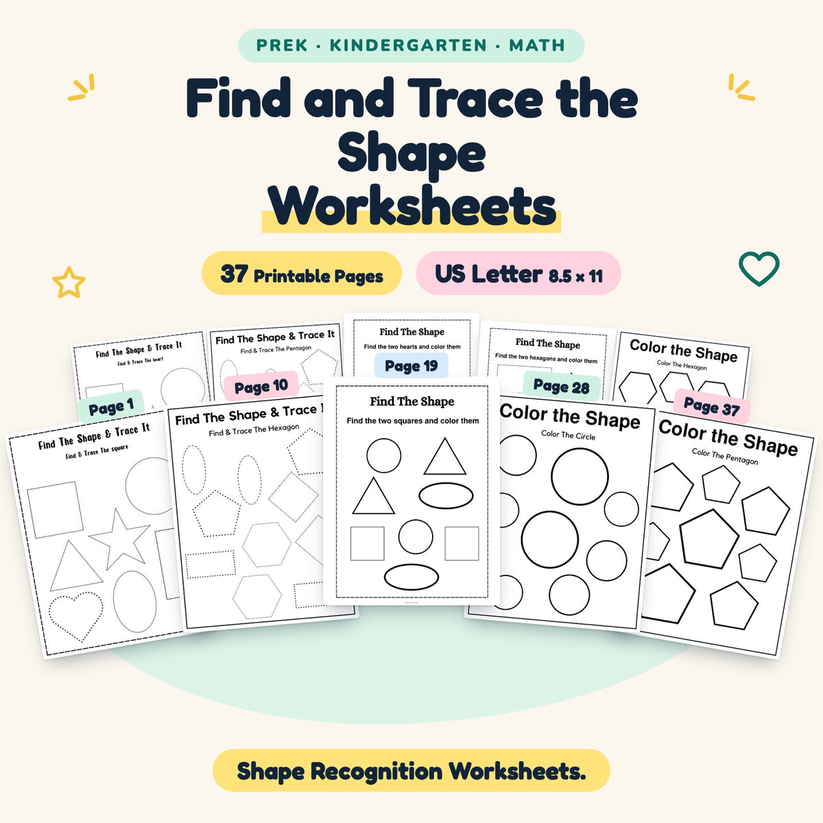 Find and Trace the Shape — cover
