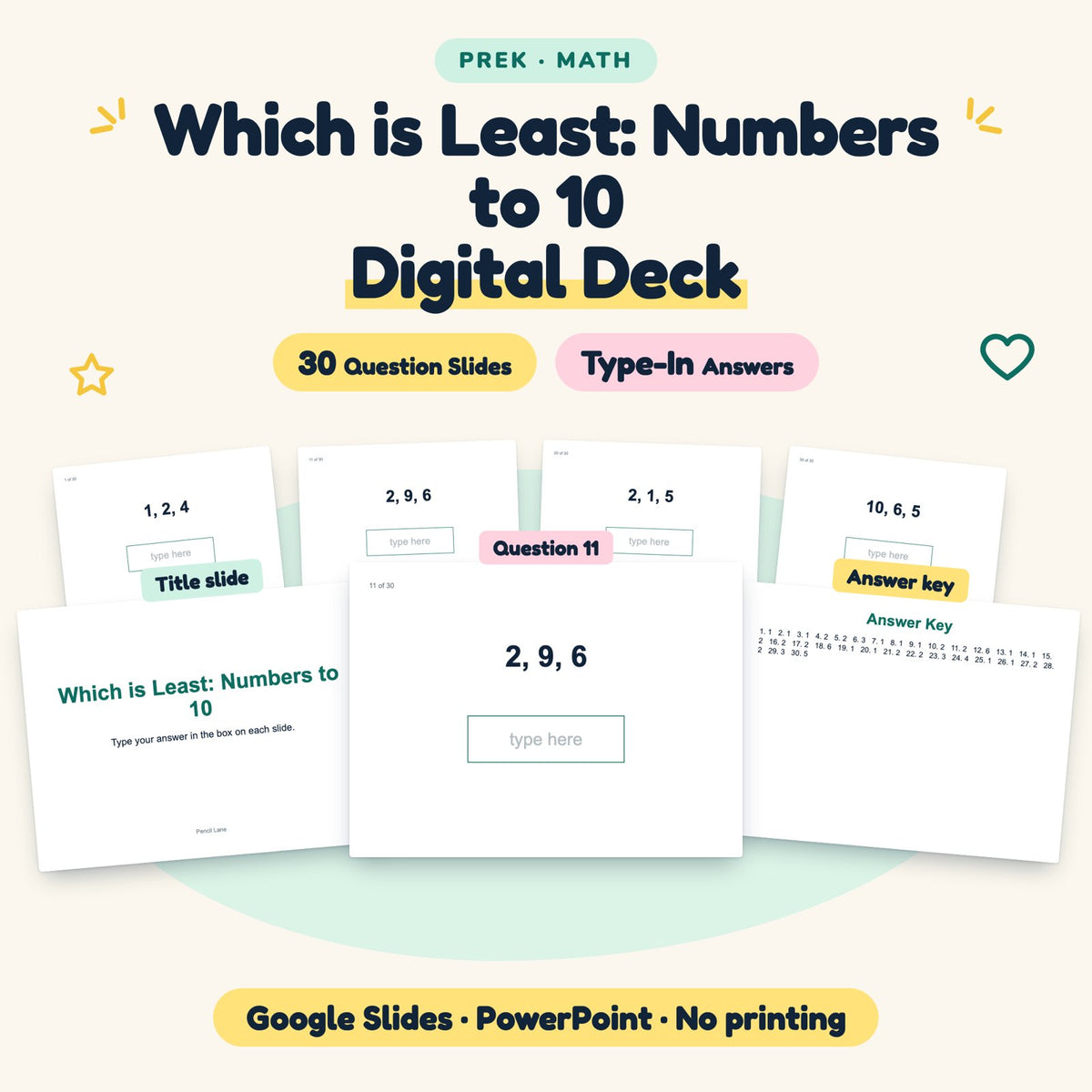 Which is Least Digital Activity | Google Slides, Preschool — cover