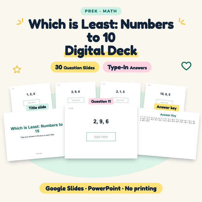 Which is Least Digital Activity | Google Slides, Preschool — cover