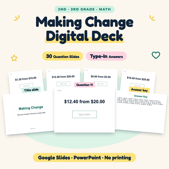 Making Change Digital Activity | 2nd–3rd Grade — cover
