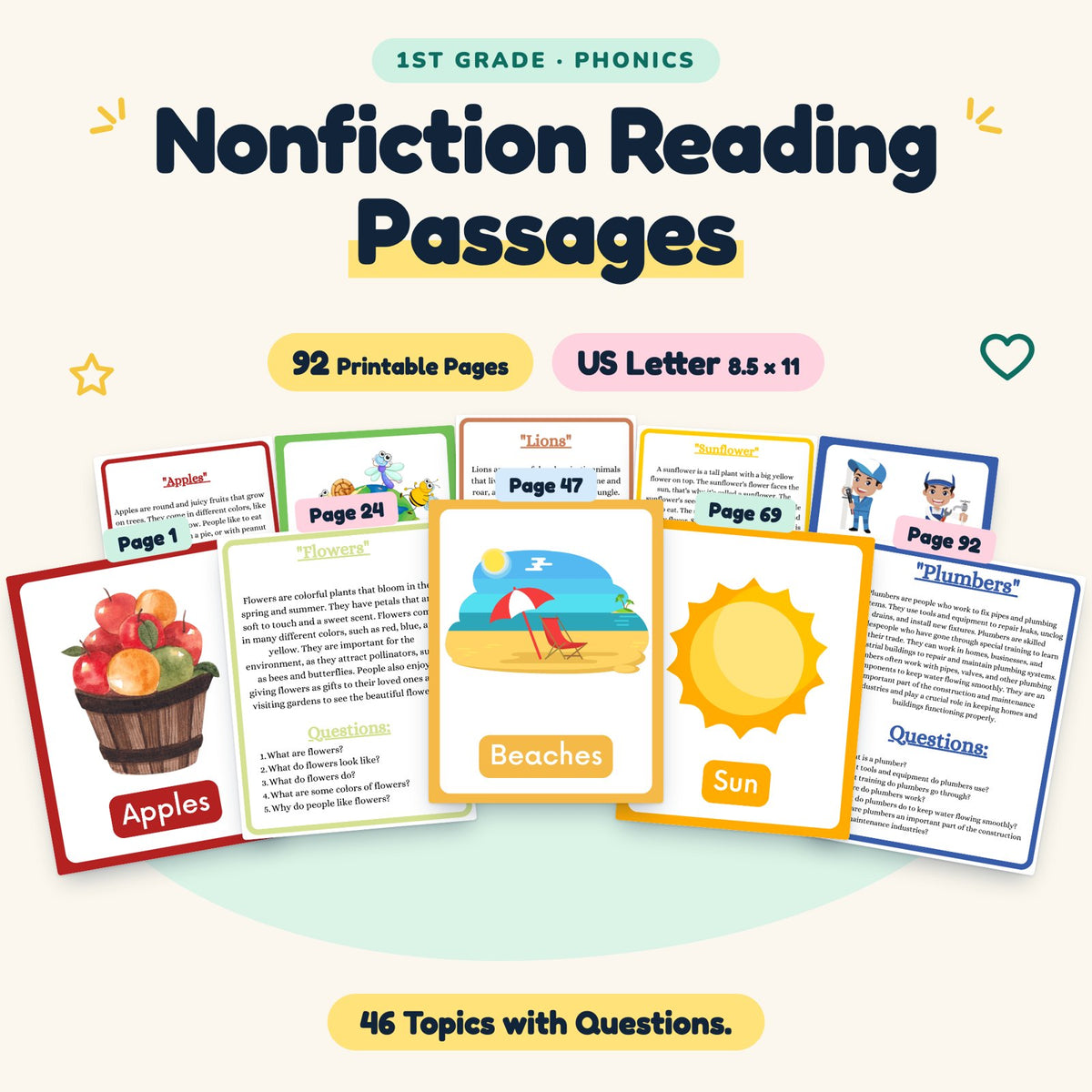 Nonfiction Reading Passages — cover