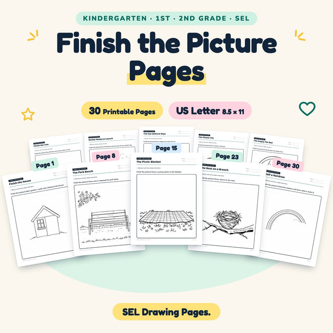 30 Finish the Picture Pages — cover
