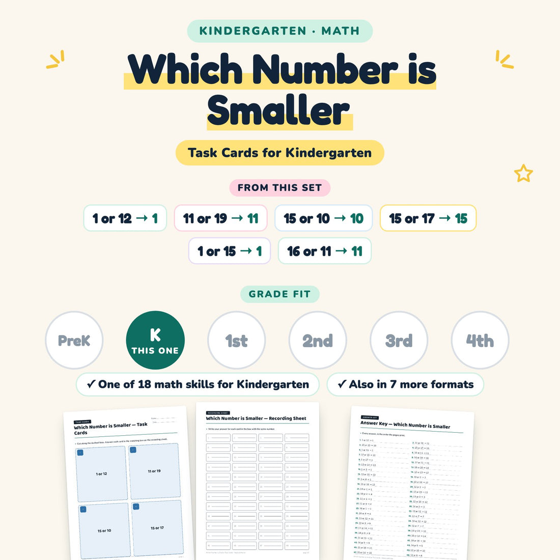 Which Number is Smaller: skill and grade fit