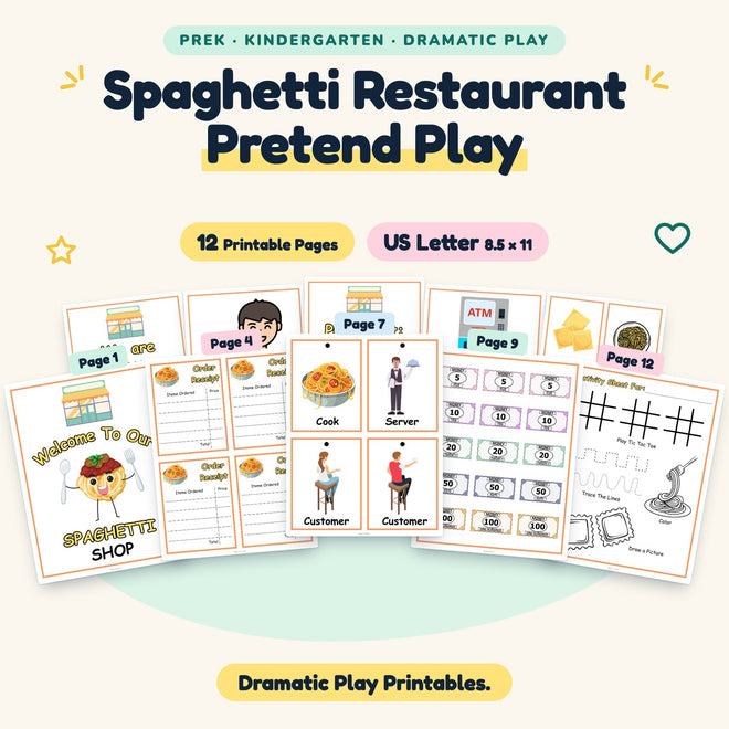 Spaghetti Restaurant Pretend Play — cover